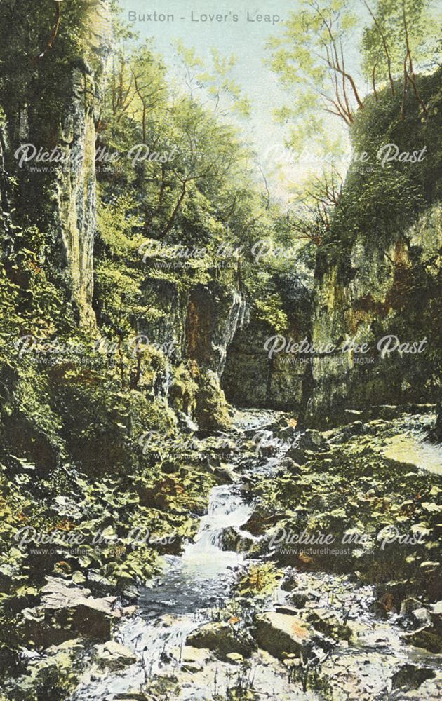 Lover's Leap, Ashwood Dale, Buxton, c 1905 ?