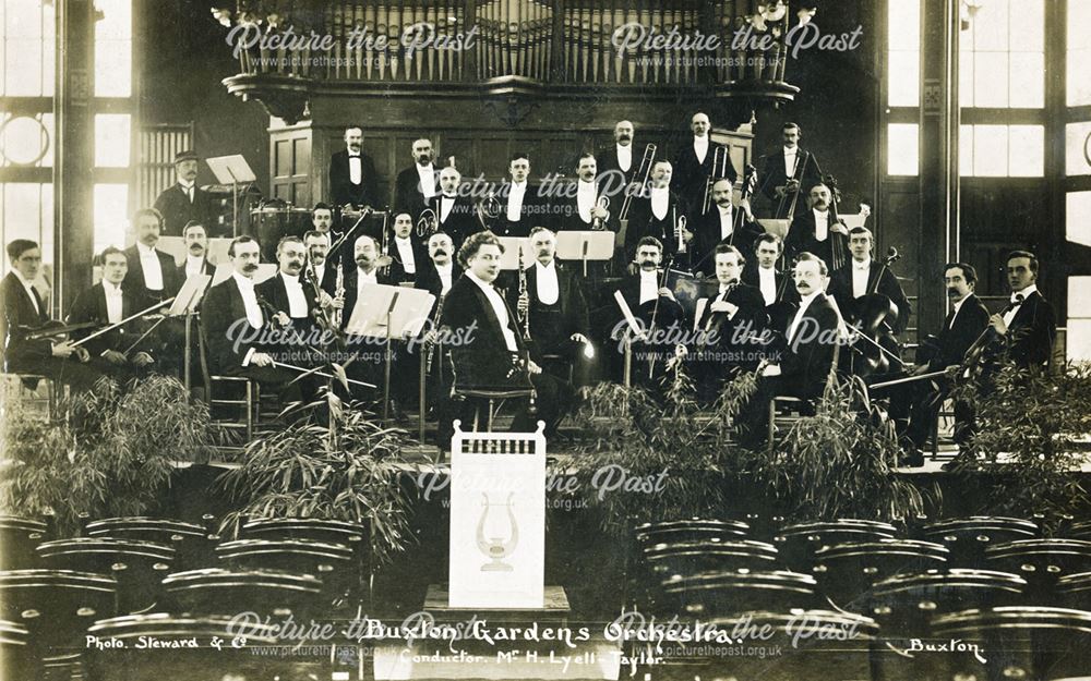 Buxton Gardens Orchestra, Buxton, c 1910 ?