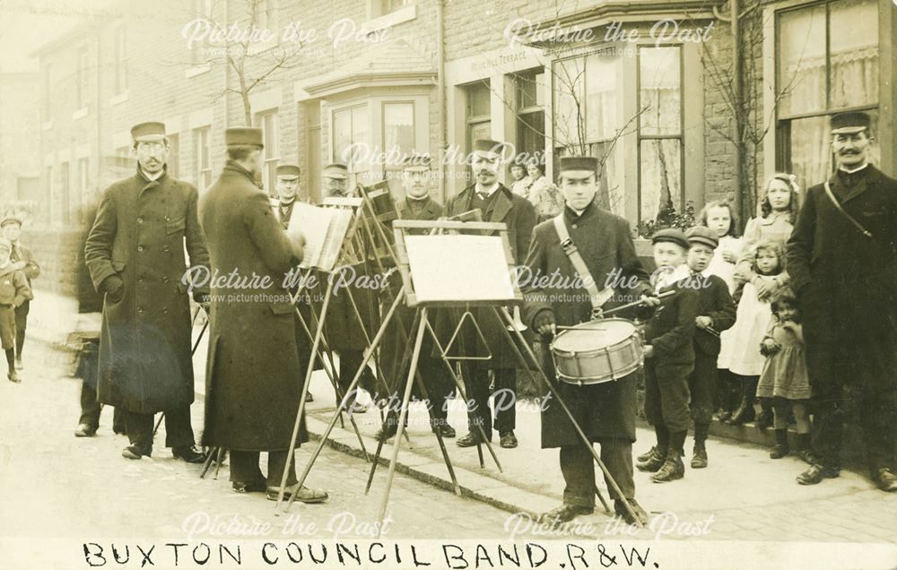 Buxton Council Band, Buxton, c 1910 ?