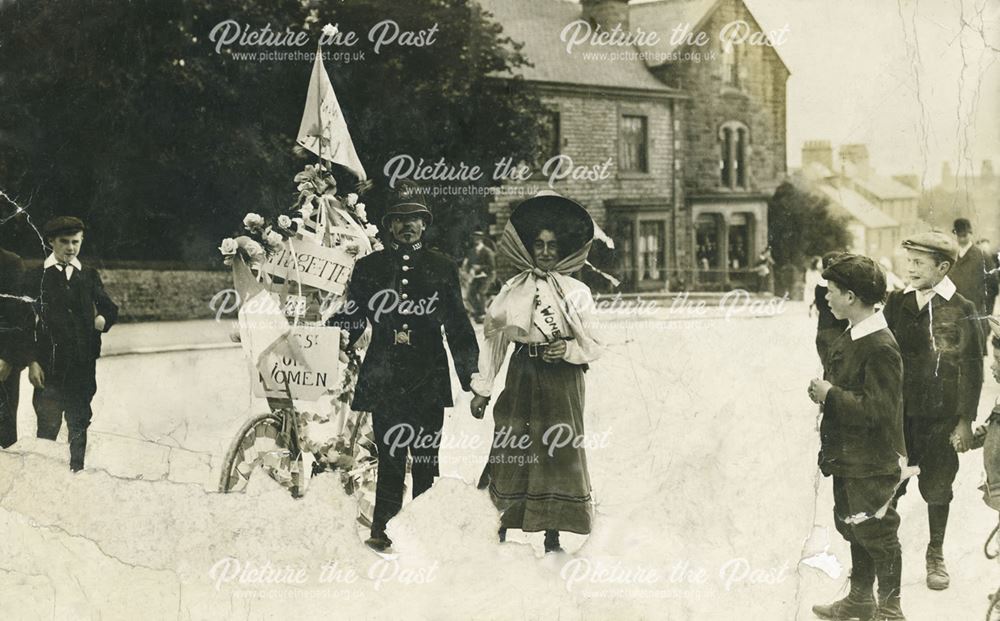 Cycle Parade, Fairfield, c 1910 ?