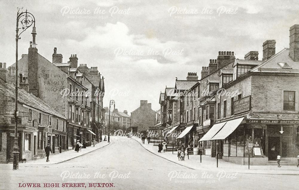 Intersection of West Road and Dale Road, Buxton, c 1906 ?