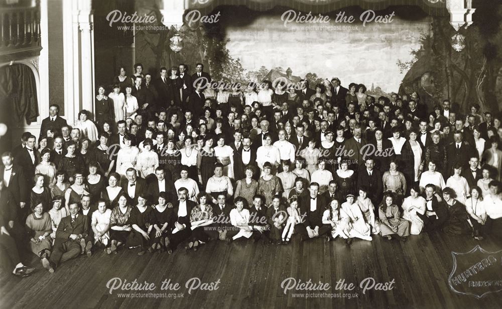 Group photograph taken at the Opera House, Buxton