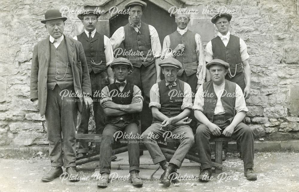 Group of workmen, Buxton