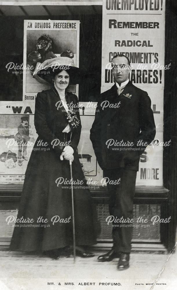 Mr and Mrs Albert Profumo, Buxton