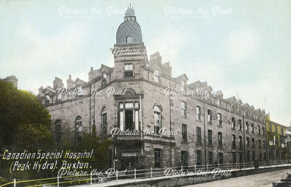 The Peak Hydro Hotel in use as a hospital, Buxton, 1914-18