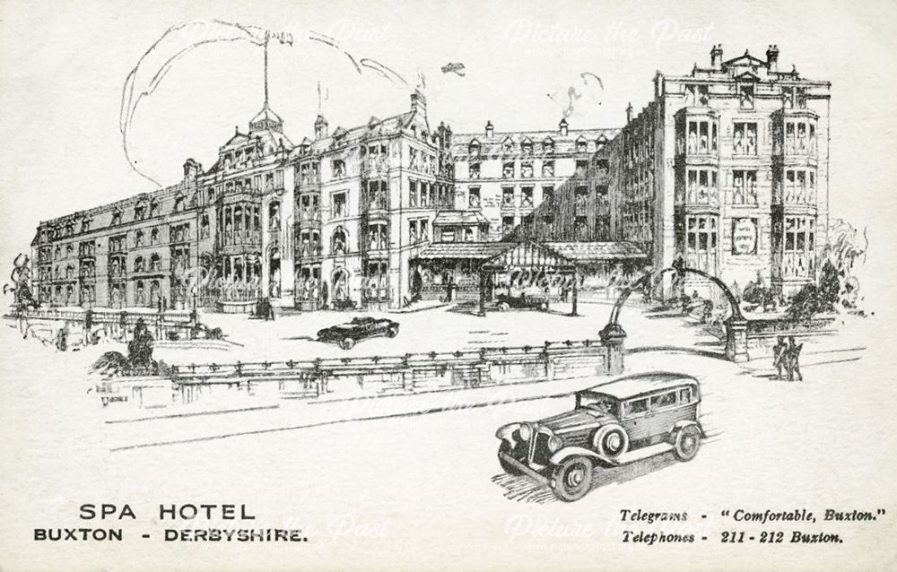 Spa Hotel, Hartington Road, Buxton, c 1920s