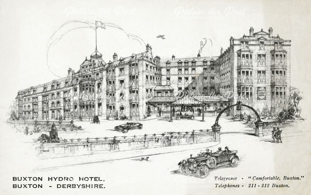 The Spa Hotel, Hartington Road, Buxton, c 1920s