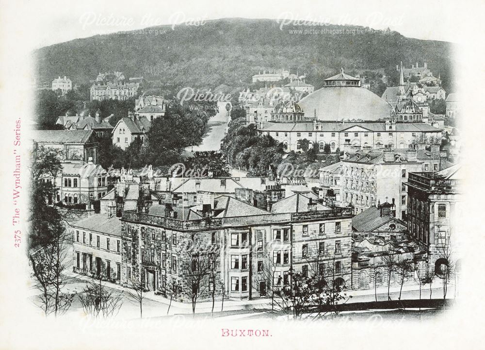 Old Hall Hotel from The Slopes, Buxton