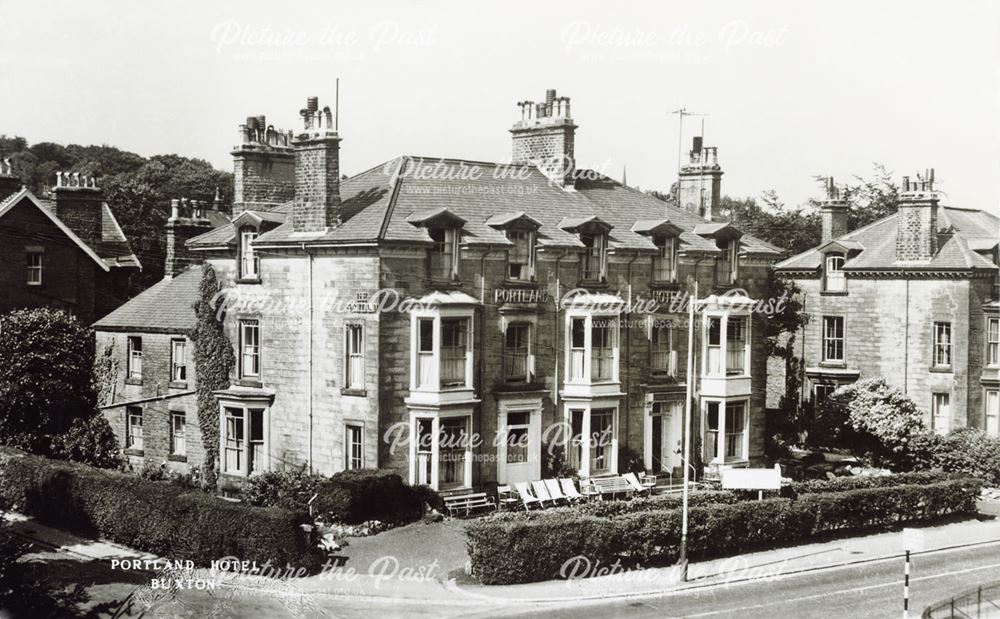 Portland Hotel, St John's Road, Buxton, c 1950s ?