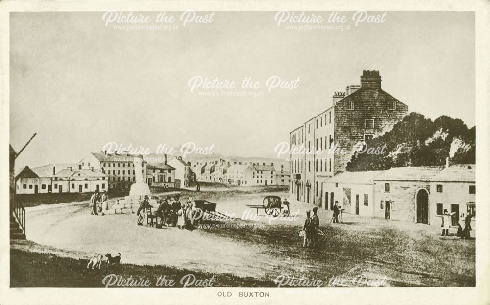 Market Place, Buxton, c 1800-50?