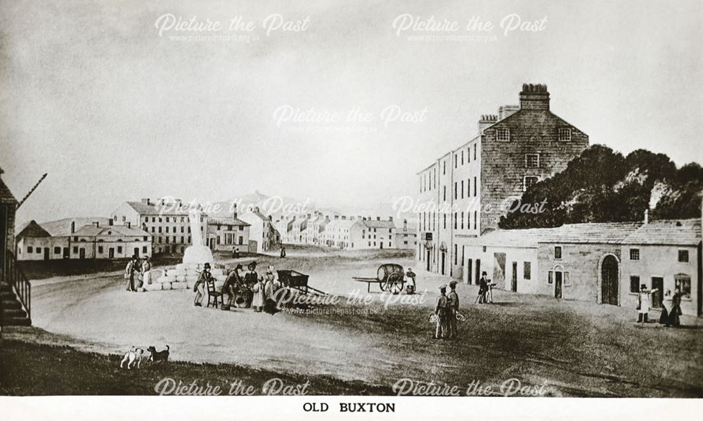 Market Place, Buxton, c 1800-50?