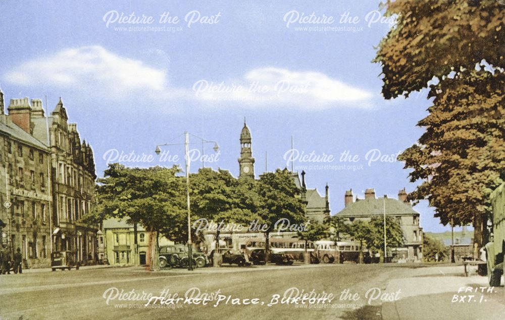 Market Place, Buxton, c 1940s ?