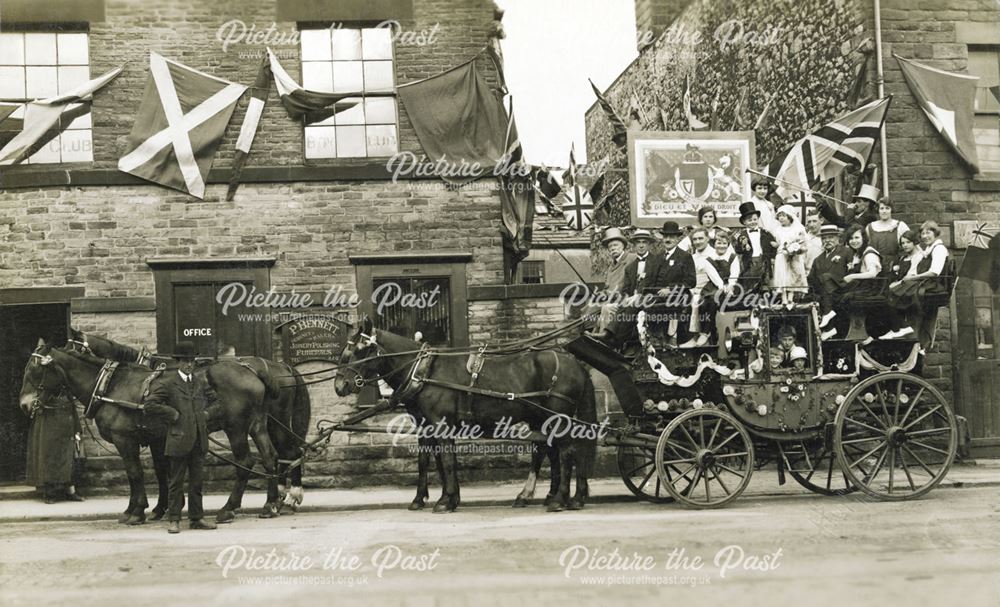 Decorated stagecoach, Buxton