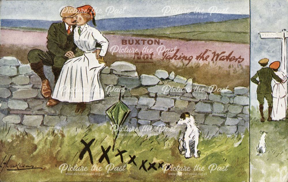 Novelty postcard, Buxton