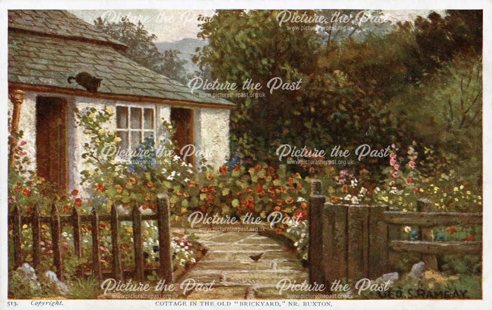 Cottage at River's Vale, Gadley Lane, Buxton, c 1913