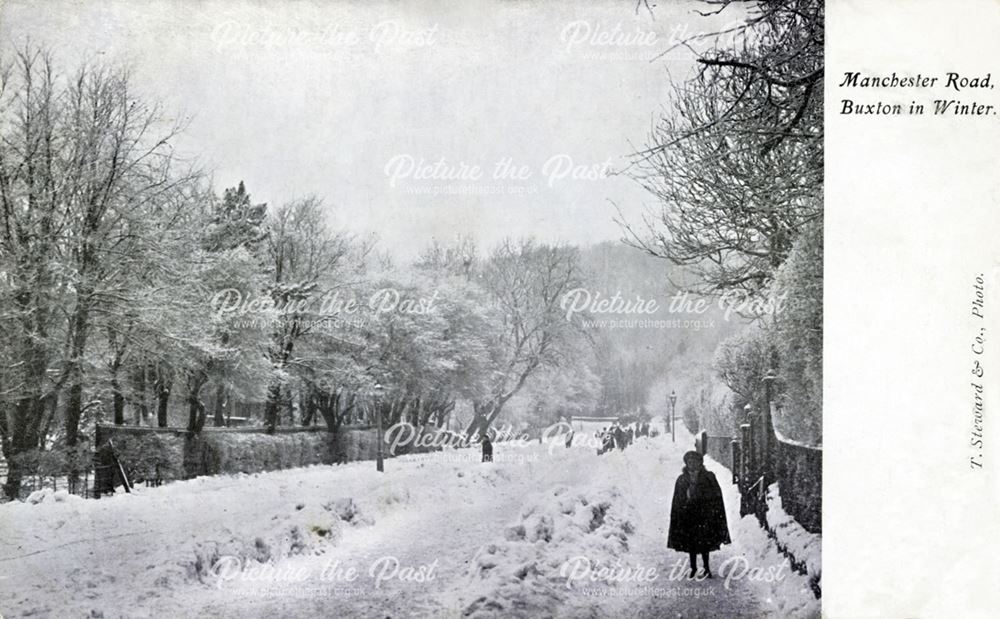 Manchester Road in the snow, Buxton