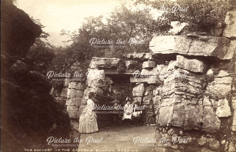 The Rockery in the Gardens, Buxton