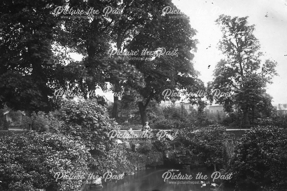 By the river in the Pavilion Gardens