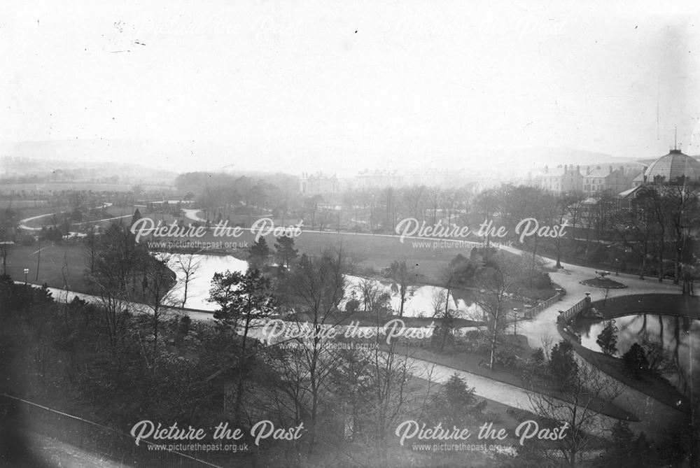 Pavilion Gardens from Broad Walk.