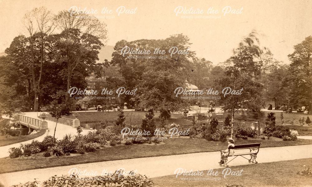 The foot bridge and The Bandstand