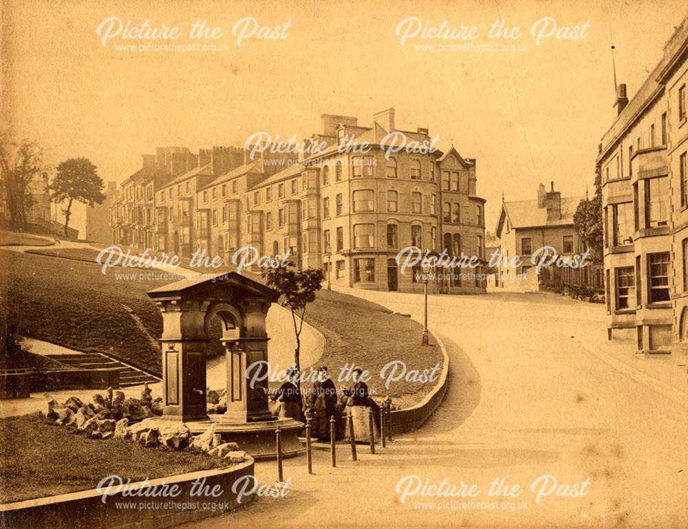 Women standing by St Ann's Well