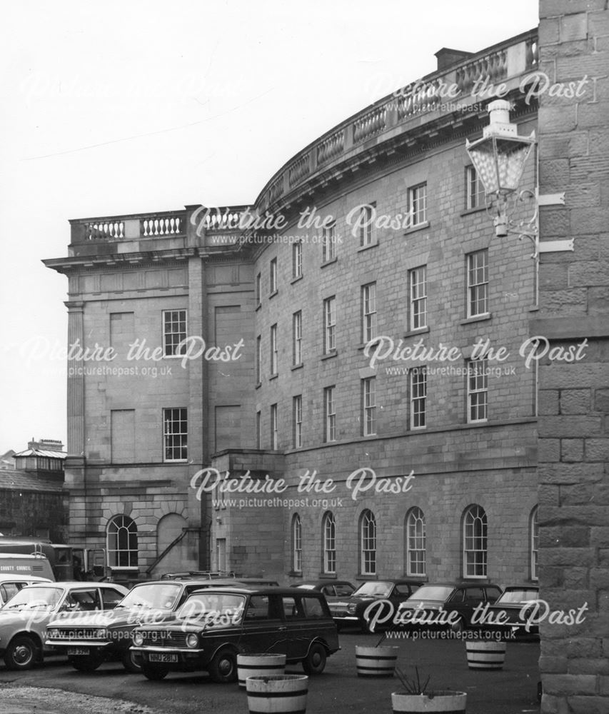 Back view of car park, The Crescent, Buxton