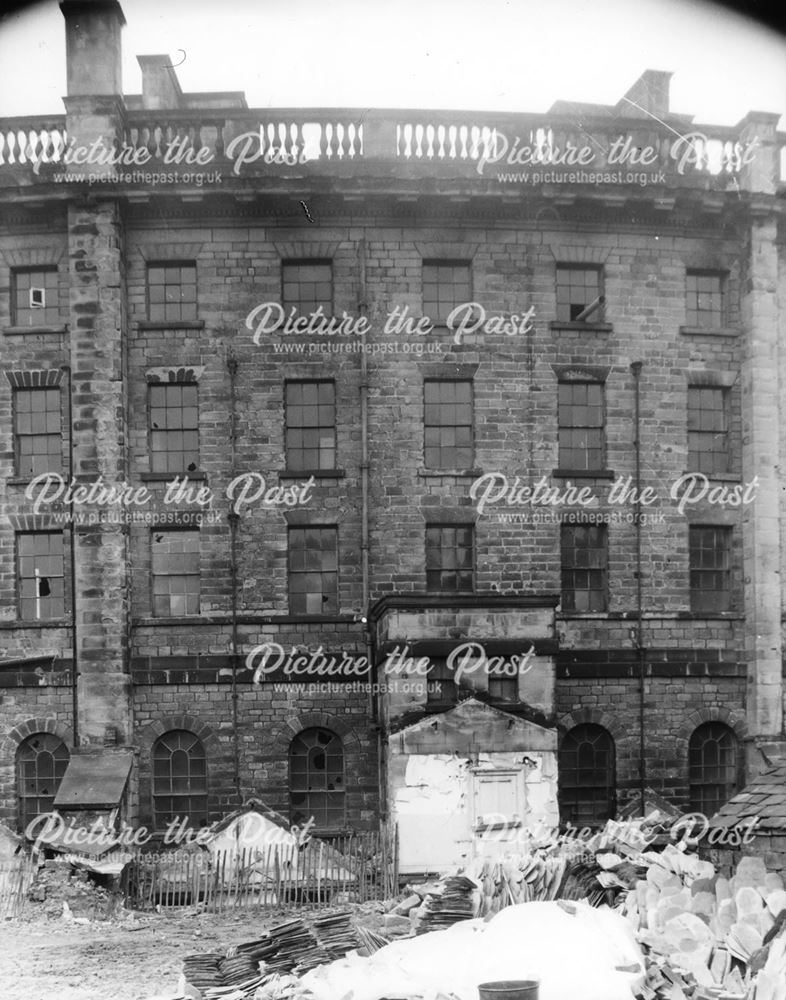 Demolition and restoration work to the back of the Crescent