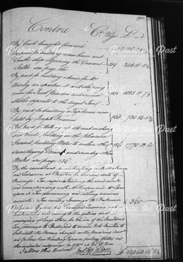 Page of ledger