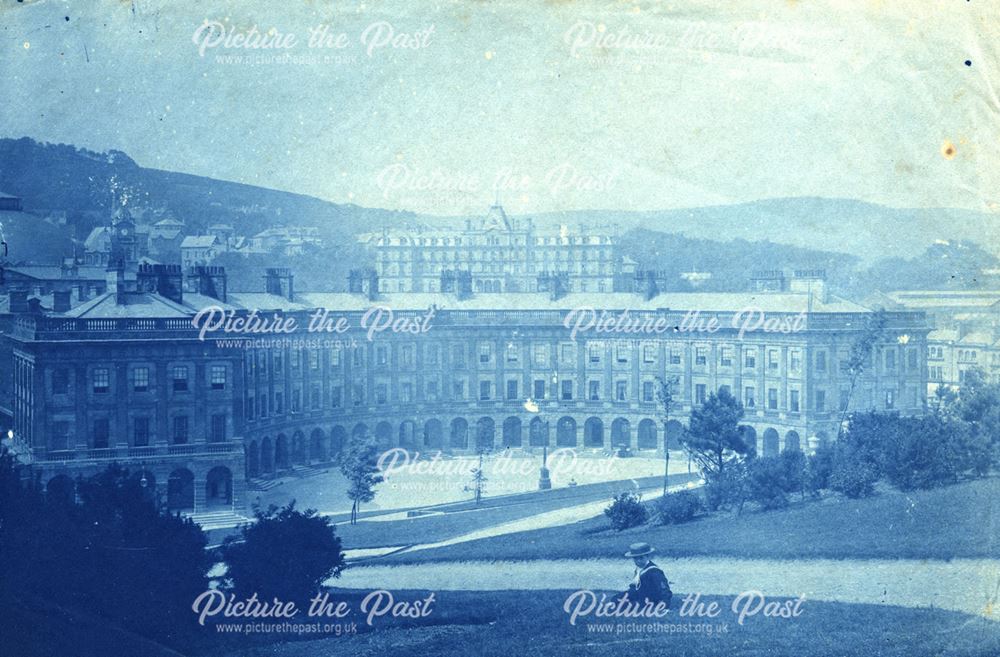 The Crescent and the Slopes before the erection of the Pump Room