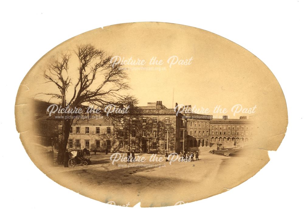 The Old Hall Hotel, The Crescent, Buxton in Victorian times