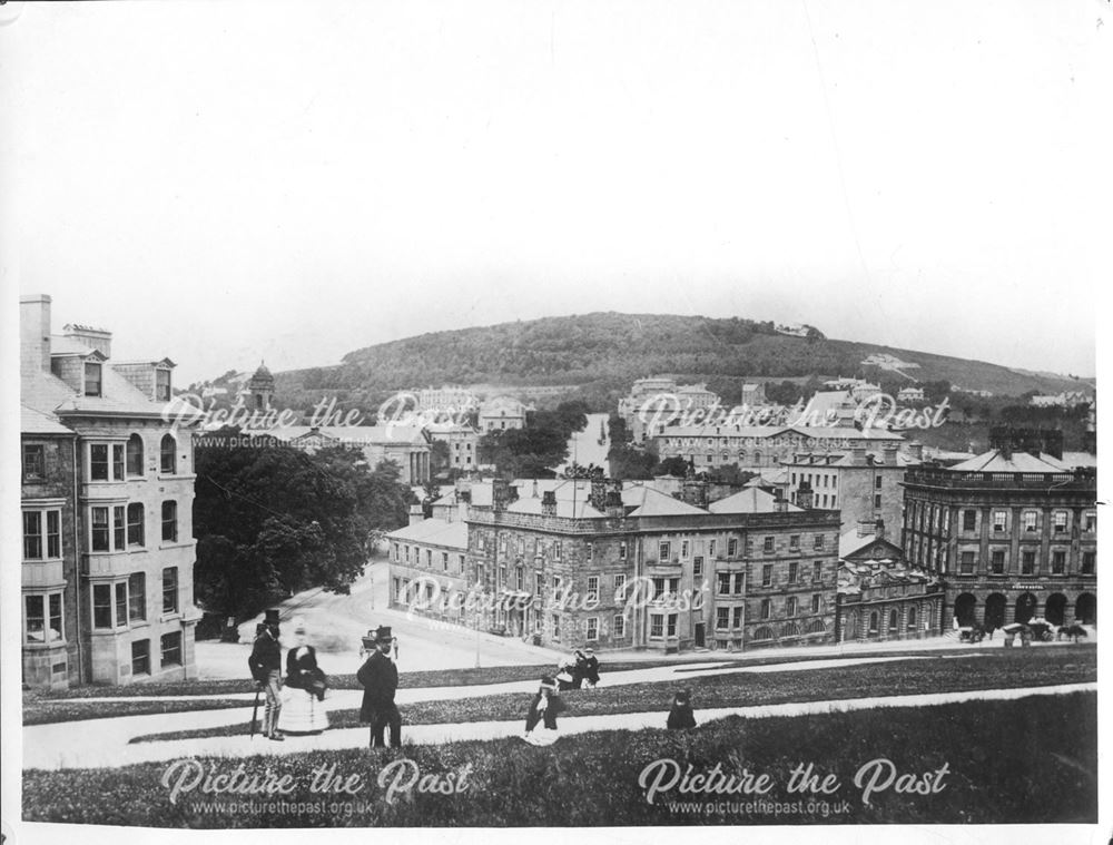 The Old Hall Hotel, Devonshire Hospital (without dome) and Devonshire Park Chapel (without spire)