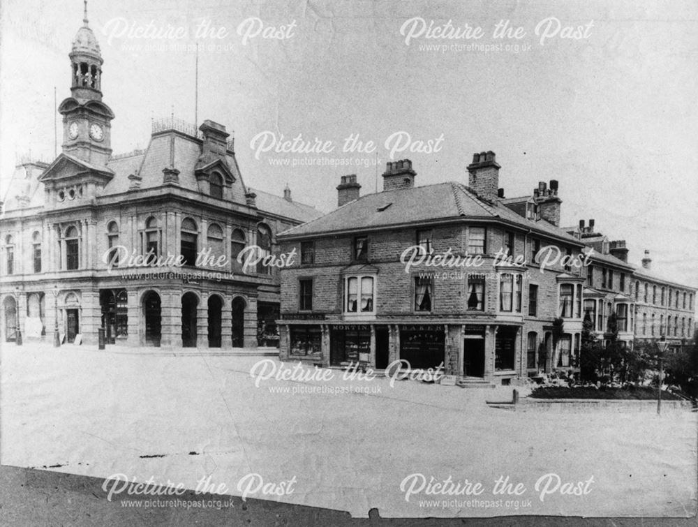 Town hall view of top of terrace Road Buxton