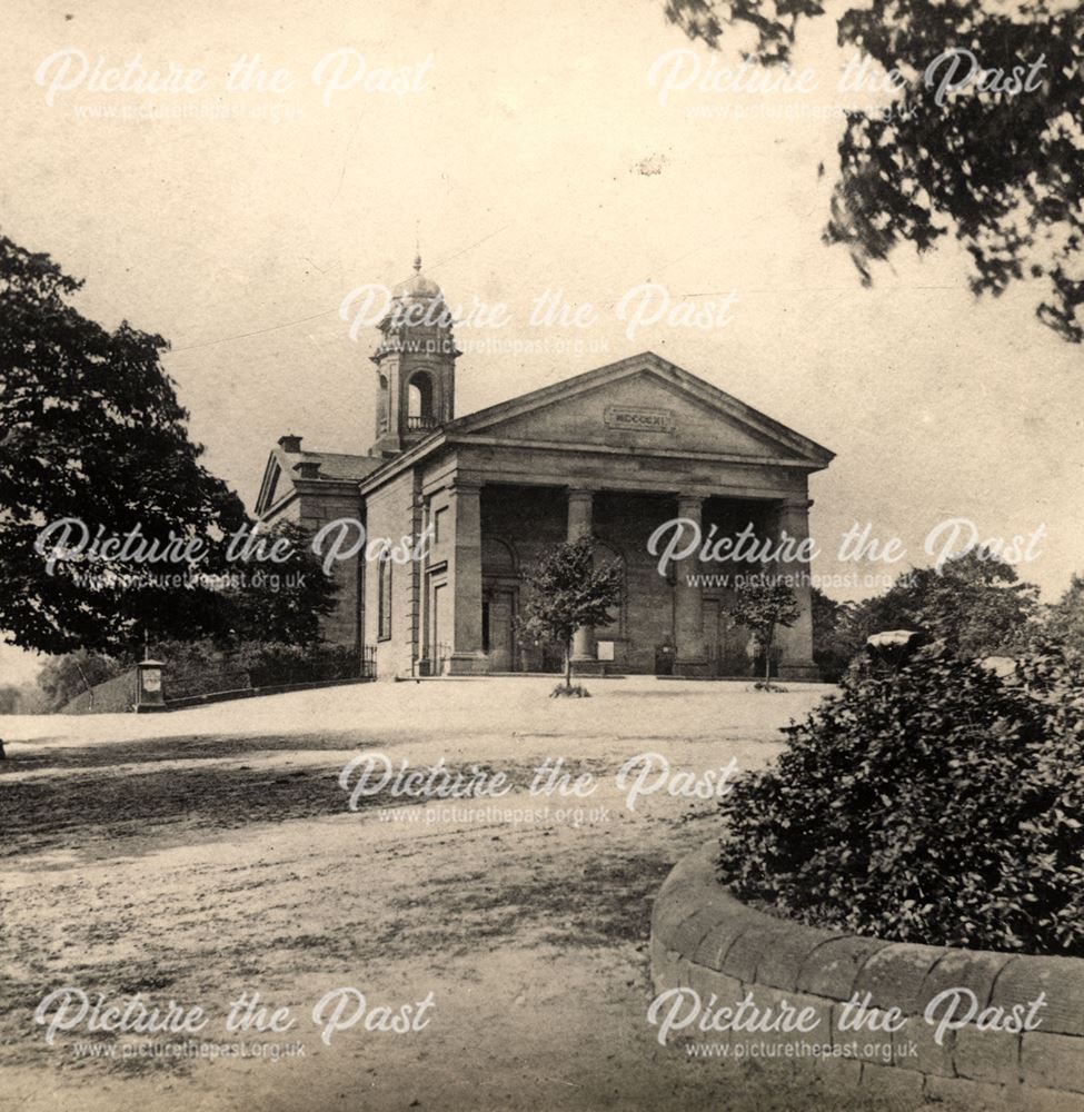 St John's Church. note the entrance and pillars.