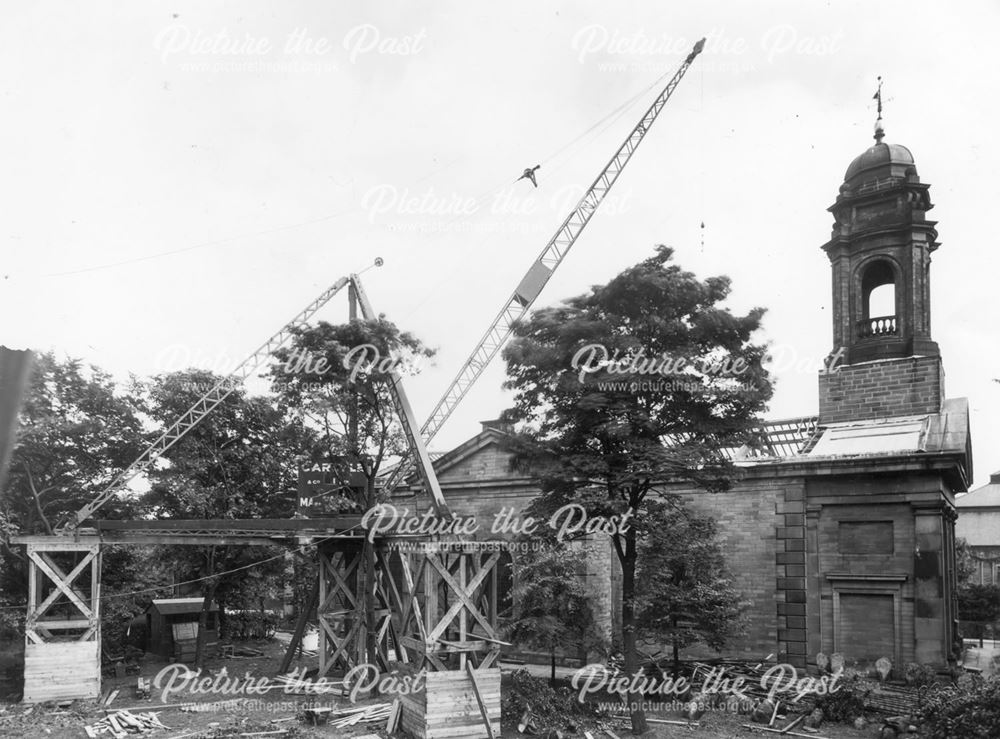 Renovation of St John's Church due to dry rot in the roof