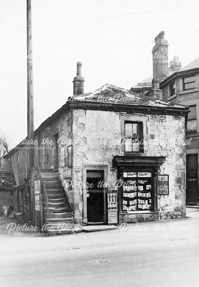 Old tobacconist's and newspaper shop on Terrace Road - off Buxton Market Place