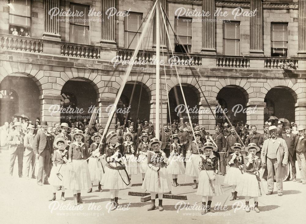 Maypole Dancing in the Crescent