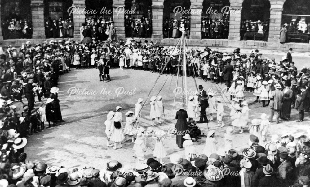 Maypole Dancing in the Crescent