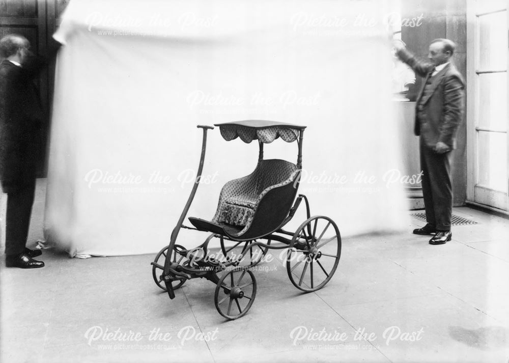 Child's carriage at Chatsworth, 1923