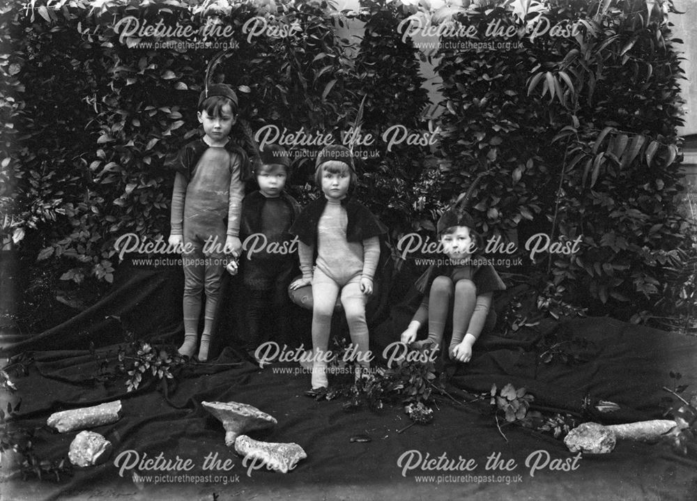 Children in a pageant at Chatsworth, 1923