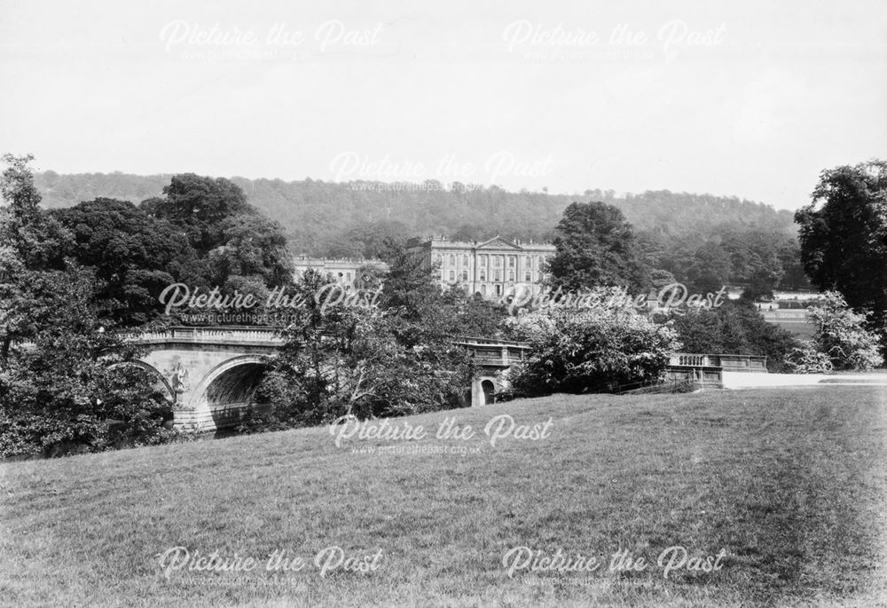 Chatsworth House, exterior, 1923