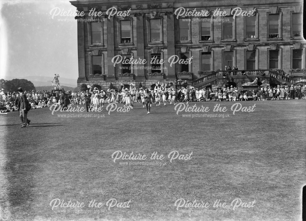 Morris dancing at a Garden Party at Chatsworth, 1929