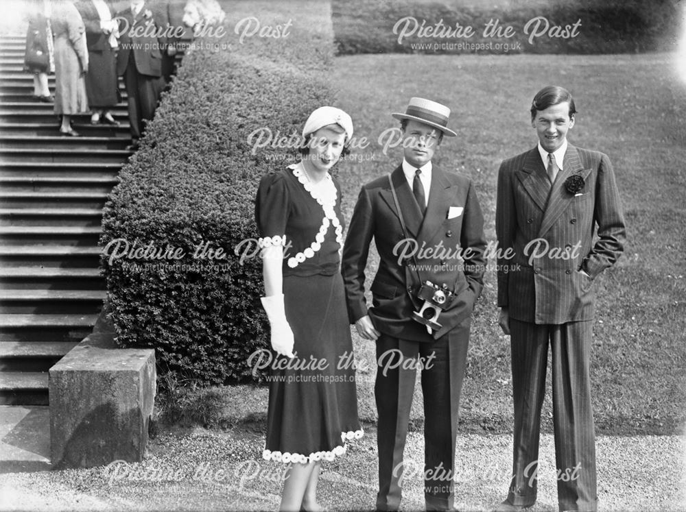 Lord Andrew Cavendish and others on occasion of Lord Hartington becoming 10th Duke of Devonshire, 19