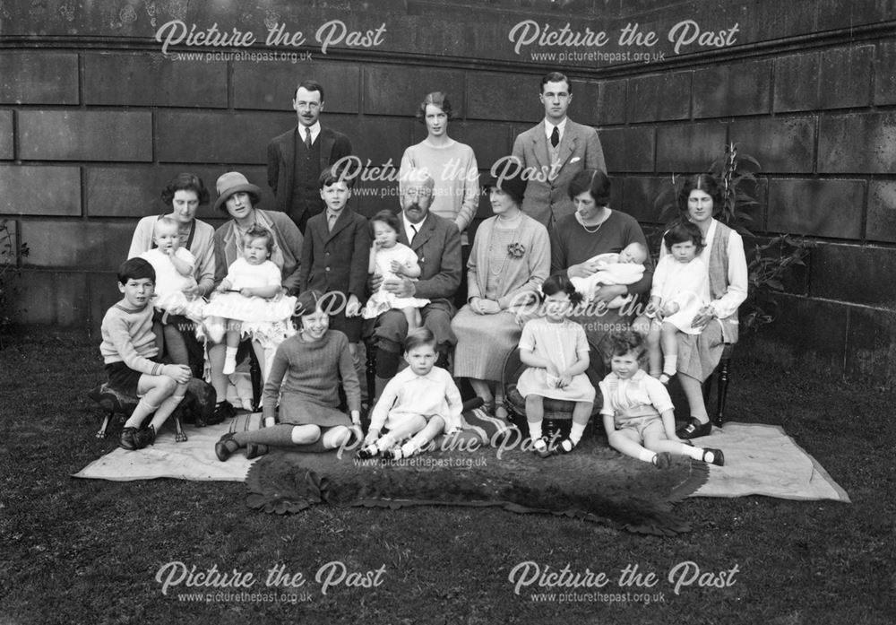 3 generations of the Cavendish family at Chatsworth House, 1927