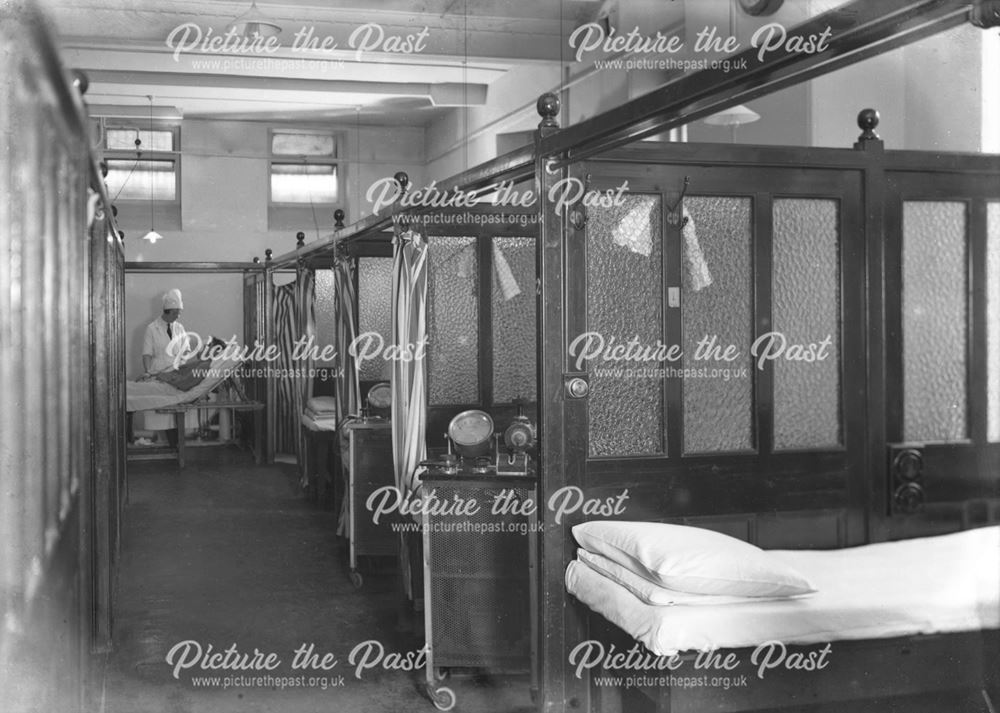 Treatment cubicles, Devonshire Royal Hospital, Devonshire Road, Buxton, 1931-33                     