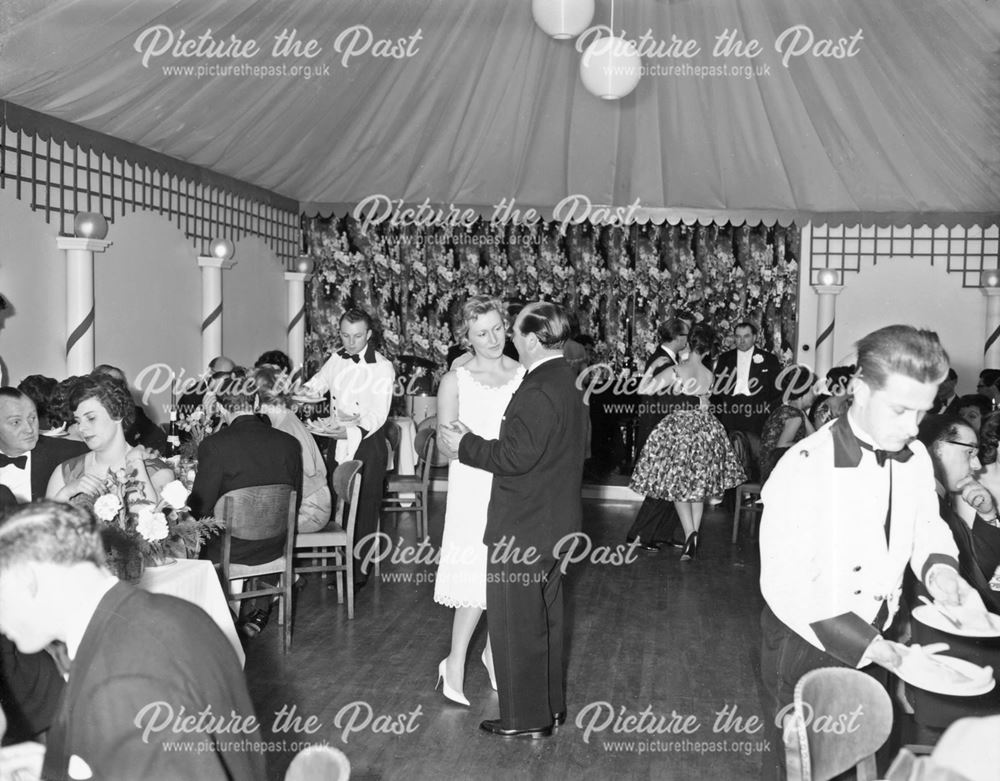 Dinner dance in new marquee at the Palace Hotel, Palace Road, Buxton