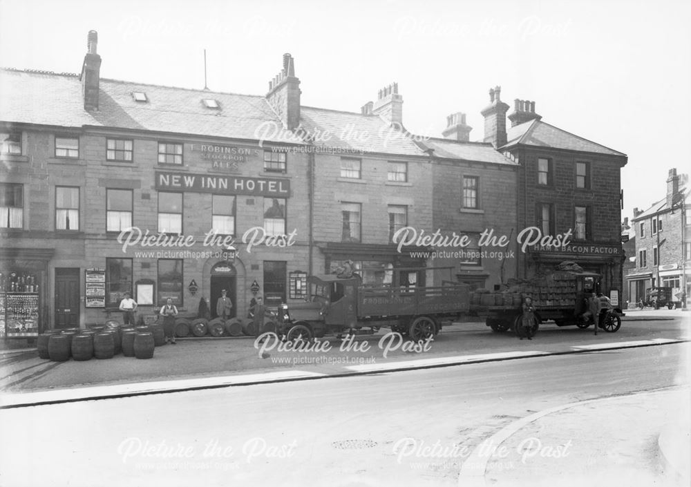 The New Inn Hotel, Market Place, Buxton, 1930                                                       