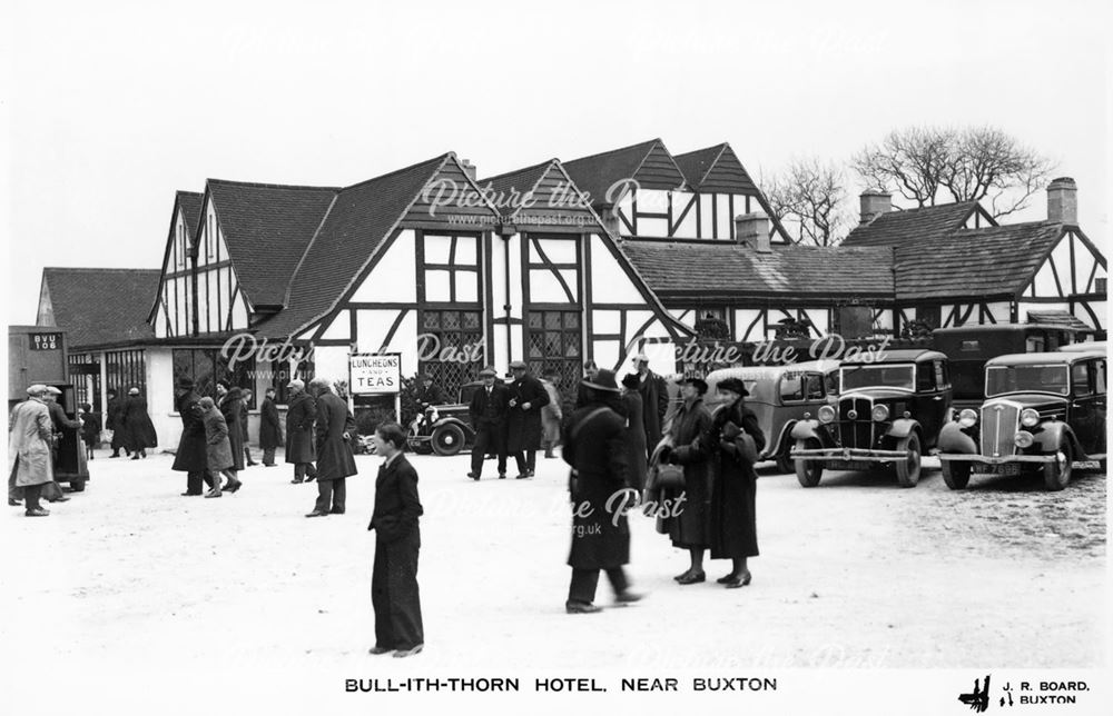 Bull i' th' Thorn Inn, Hurdlow, Buxton, c 1936