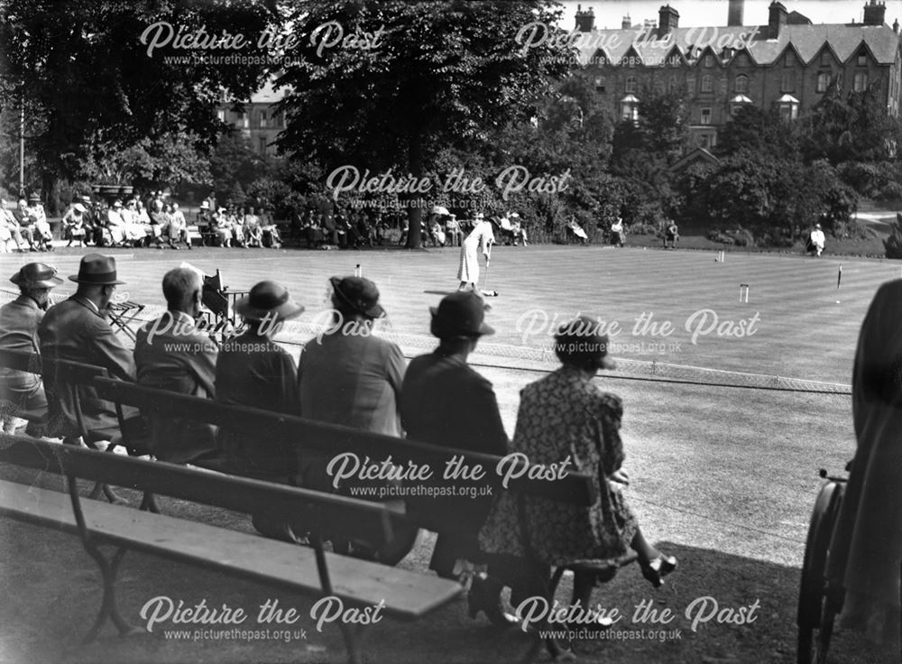 Croquet match, Pavilion Gardens, 1930s                                                              
