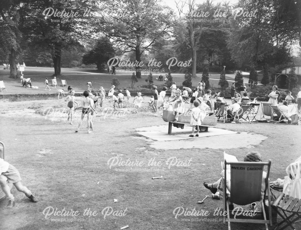 Children's Play Area, Pavilion Gardens, Buxton, c 1959