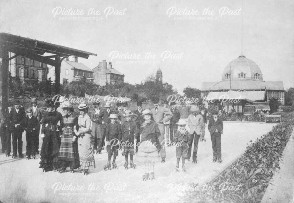 Skating Rink, Pavilion Gardens, Buxton, c 1878